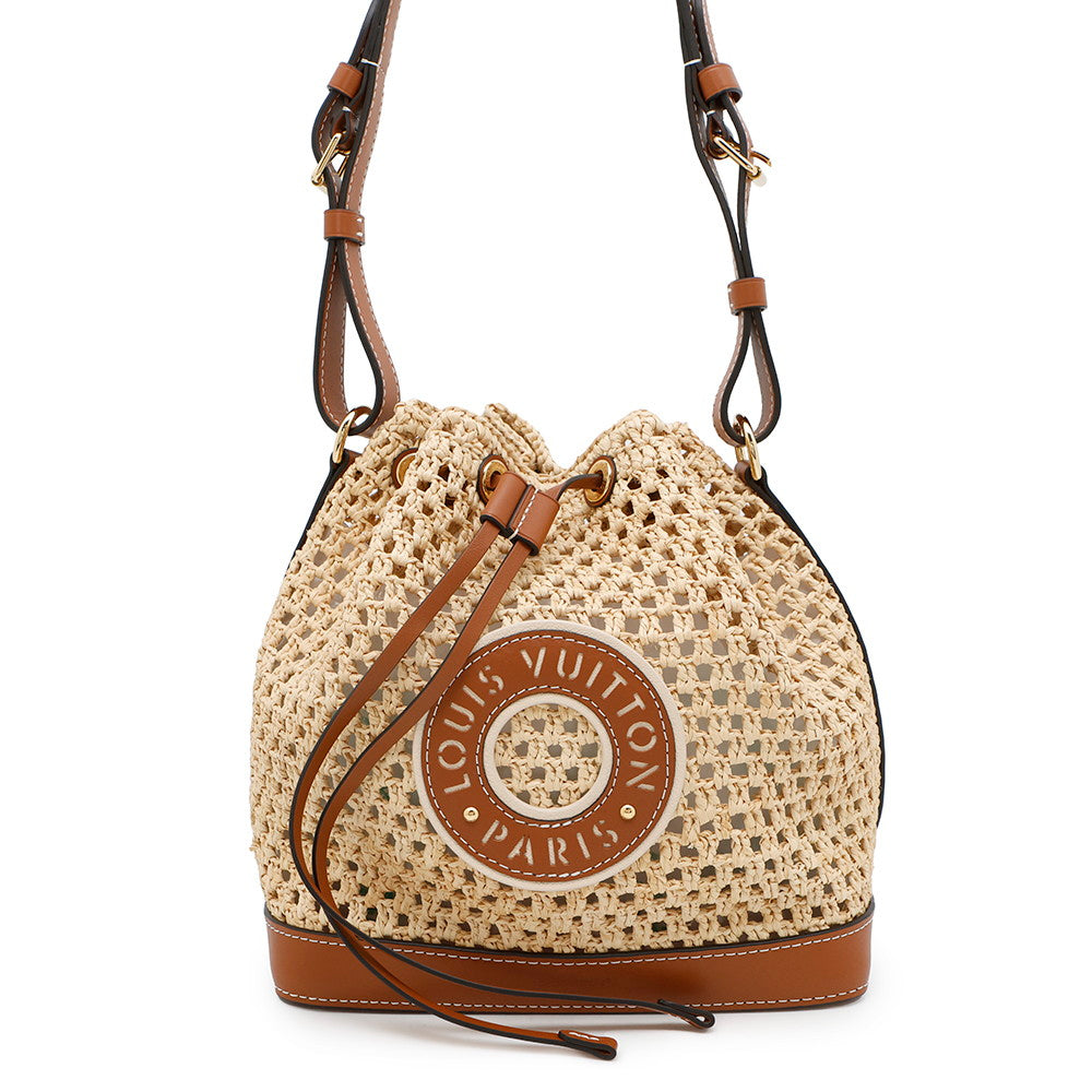 LOUIS VUITTON Noe Natural/TanM24722 Raffia Leather Size BB