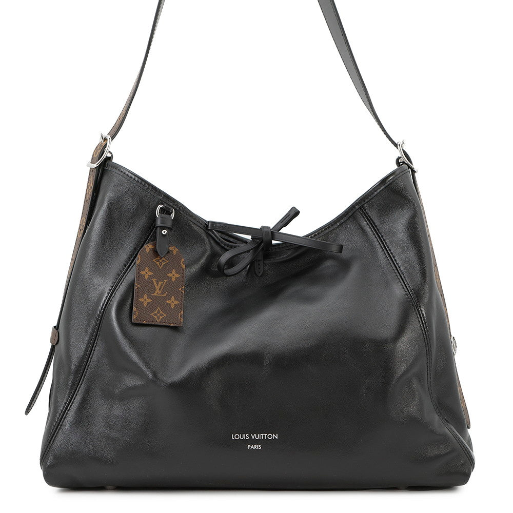 LOUIS VUITTON Carryall Vibe BlackM12583 Lambskin Size MM