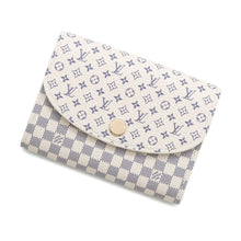 Load image into Gallery viewer, LOUIS VUITTON Porte Monnaie Rosary WhiteM25745 Monogram/Damier Azur
