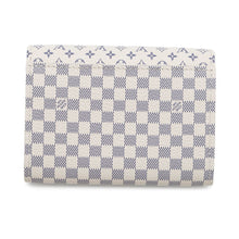 Load image into Gallery viewer, LOUIS VUITTON Porte Monnaie Rosary WhiteM25745 Monogram/Damier Azur
