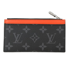 将图像加载到图库查看器中，LOUIS VUITTON Coin card holder Sunrise OrangeM25843 Monogram Eclipse
