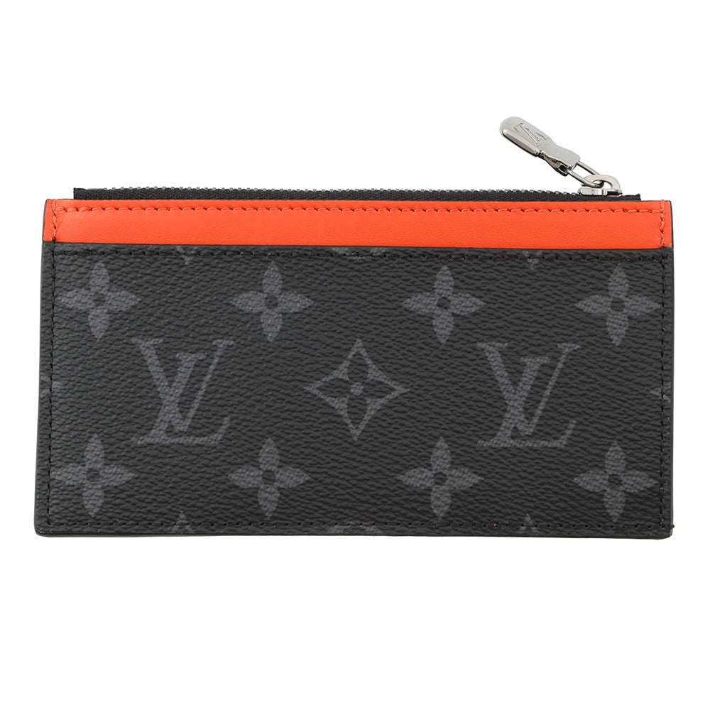 LOUIS VUITTON Coin card holder Sunrise OrangeM25843 Monogram Eclipse