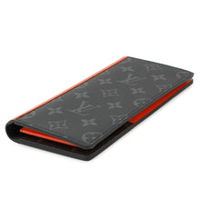 将图像加载到图库查看器中，LOUIS VUITTON Portefeuille Brazza Sunrise OrangeM25846 Monogram Eclipse
