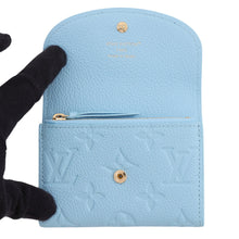 Load image into Gallery viewer, LOUIS VUITTON Rosalie Coin Purse GrapeBlueM27480 Monogram Empreinte Leather
