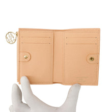 将图像加载到图库查看器中，LOUIS VUITTON Portefeuille Lisa PeachM27487 CowhideLeather
