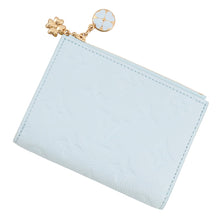 Load image into Gallery viewer, LOUIS VUITTON Portefeuille Lisa Light BlueM28049 Monogram Empreinte Leather
