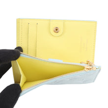 Load image into Gallery viewer, LOUIS VUITTON Portefeuille Lisa Light BlueM28049 Monogram Empreinte Leather
