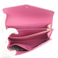 将图像加载到图库查看器中，LOUIS VUITTON Portefeuille Sarah FuchsiaDenimM28280 MonogramDenim
