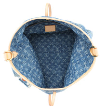 将图像加载到图库查看器中，LOUIS VUITTON Carryall Cargo Blue DenimM28287 Monogram Denim Size PM

