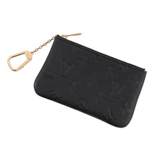 Load image into Gallery viewer, LOUIS VUITTON Card &amp; Key Case Key Case Pochette Cles S NoirM28429 Monogram Empreinte Leather

