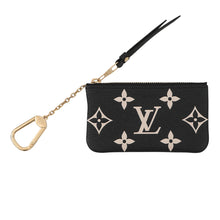 Load image into Gallery viewer, LOUIS VUITTON Pochette Cles NoirM28790 Monogram Empreinte Leather
