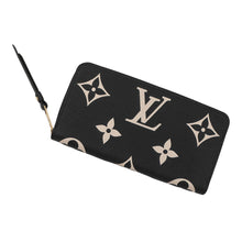 Load image into Gallery viewer, LOUIS VUITTON Zippy Wallet Noir/BeigeM28794 Monogram Empreinte Leather
