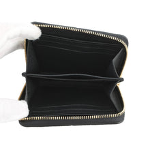 将图像加载到图库查看器中，LOUIS VUITTON Zippy / Coin Purse NoirM28797 Monogram Empreinte Leather
