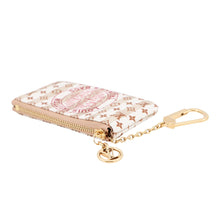 将图像加载到图库查看器中，LOUIS VUITTON Card &amp; Key Case Pochette Cles LV Stamp Nude PinkM29023 Monogram
