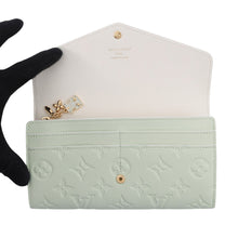 Load image into Gallery viewer, LOUIS VUITTON Portefeuille Sarah MintyM2A359 Monogram Empreinte Leather

