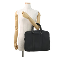 将图像加载到图库查看器中，LOUIS VUITTON Porto Documan-Voyage NoirM30925 Taiga Leather
