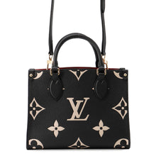 Load image into Gallery viewer, LOUIS VUITTON Onthego Noir/BeigeM45659 Bicolor Monogram Empreinte Leather
