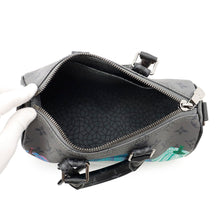 将图像加载到图库查看器中，LOUIS VUITTON LVxYK KeepallBandouliere GrayM46437 MonogramEclipse Size 25
