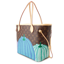 将图像加载到图库查看器中，LOUIS VUITTON LV x YK Neverfull Pumpkin MulticolorM46468 Monogram Size MM

