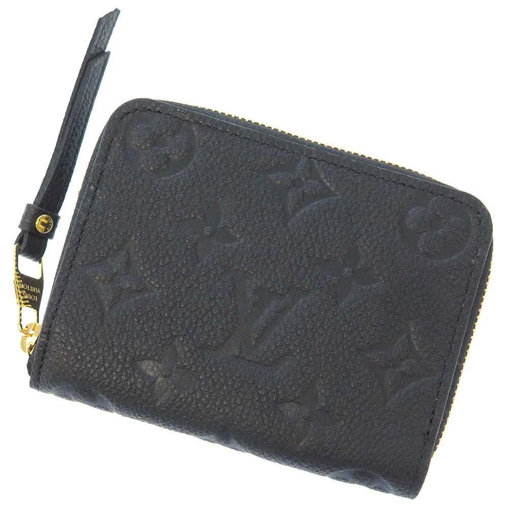 LOUIS VUITTON Zippy Coin Purse NoirM60574 Monogram Empreinte Leather
