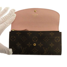 将图像加载到图库查看器中，LOUIS VUITTON Portefeuille Emilie Rose BallerineM61289 Monogram
