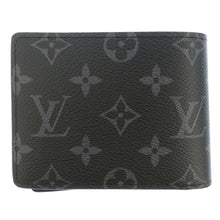 将图像加载到图库查看器中，LOUIS VUITTON Portefeuille Multiple NoirM61695 Monogram Eclipse
