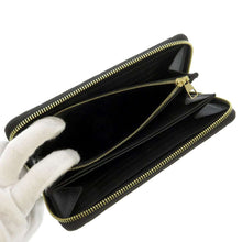 将图像加载到图库查看器中，LOUIS VUITTON Zippy Wallet NoirM61864 Monogram Empreinte Leather

