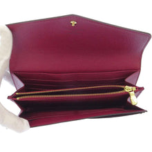 Load image into Gallery viewer, LOUIS VUITTON Portefeuille Sarah FuchsiaM62234 Monogram

