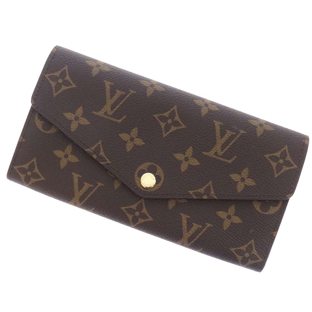 LOUIS VUITTON Portefeuille Sarah CoquelicotM62236 Monogram