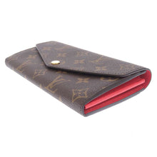 将图像加载到图库查看器中，LOUIS VUITTON Portefeuille Sarah CoquelicotM62236 Monogram
