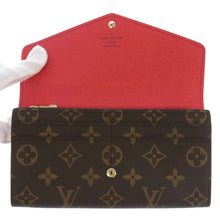 将图像加载到图库查看器中，LOUIS VUITTON Portefeuille Sarah CoquelicotM62236 Monogram
