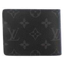 将图像加载到图库查看器中，LOUIS VUITTON Portefeuille Slender NoirM62294 Monogram Eclipse
