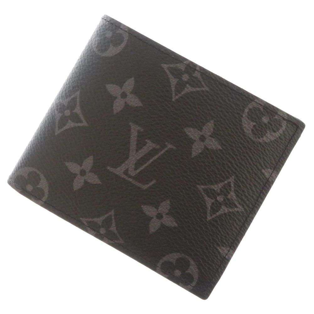LOUIS VUITTON Portefeuille Marco NM NoirM62545 Monogram Eclipse