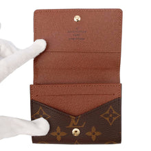 将图像加载到图库查看器中，LOUIS VUITTON Buisiness Card Holder BrownM63801 Monogram
