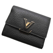 Load image into Gallery viewer, LOUIS VUITTON Portefeuille Capucine NoirM68587 Taurillon
