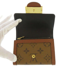 Load image into Gallery viewer, LOUIS VUITTON Portefeuille / Dauphine Compact BrownM68725 Monogram/Monogram Reverse Canvas
