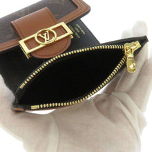 Load image into Gallery viewer, LOUIS VUITTON Portefeuille / Dauphine Compact BrownM68725 Monogram/Monogram Reverse Canvas
