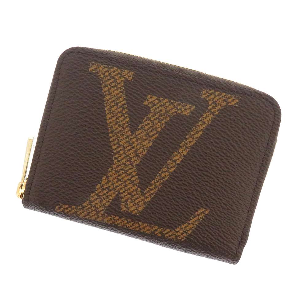 LOUIS VUITTON Zippy Coin Purse BrownM69354 Monogram / Giant