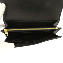 Load image into Gallery viewer, LOUIS VUITTON Portefeuille Sarah Noir/BeigeM80496 Bicolor Monogram Empreinte Leather
