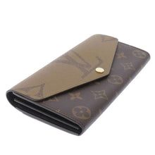 将图像加载到图库查看器中，LOUIS VUITTON Portefeuille Sarah NoirM80726 Monogram Reverse Canvas/Monogram
