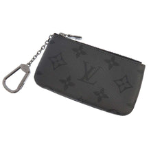 将图像加载到图库查看器中，LOUIS VUITTON Pochette Cles NoirM80905 Monogram Eclipse Monogram Eclipse Reverse
