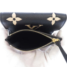 将图像加载到图库查看器中，LOUIS VUITTON Portefeuille Victorine Noir/ClaimsM80968 Monogram Empreinte Leather
