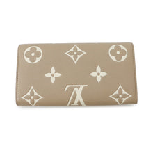 Load image into Gallery viewer, LOUIS VUITTON Portefeuille Sarah NM Tourterelle/ClaimM81049 Monogram Empreinte Leather
