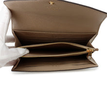 Load image into Gallery viewer, LOUIS VUITTON Portefeuille Sarah NM Tourterelle/ClaimM81049 Monogram Empreinte Leather
