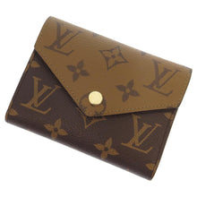 Load image into Gallery viewer, LOUIS VUITTON Portefeuille Victorine NoirM81557 Monogram/Monogram Reverse Canvas
