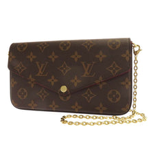 将图像加载到图库查看器中，LOUIS VUITTON Felicie Pochette FuchsiaM81896 Monogram
