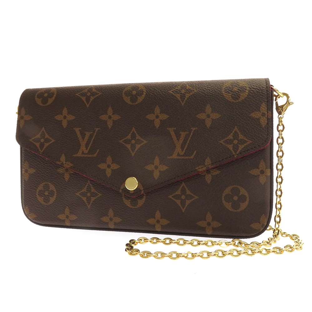 LOUIS VUITTON Felicie Pochette FuchsiaM81896 Monogram