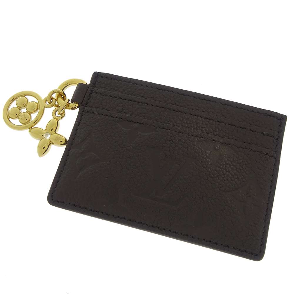 LOUIS VUITTON Porto Cult・LV Bag Charm NoirM82132 Monogram Empreinte Leather