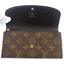 将图像加载到图库查看器中，LOUIS VUITTON Portefeuille Emilie NoirM82157 Monogram/Monogram Reverse Canvas
