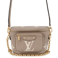 将图像加载到图库查看器中，LOUIS VUITTON Mini Bumbag Tourterelle/ClaimM83219 Monogram Empreinte Leather
